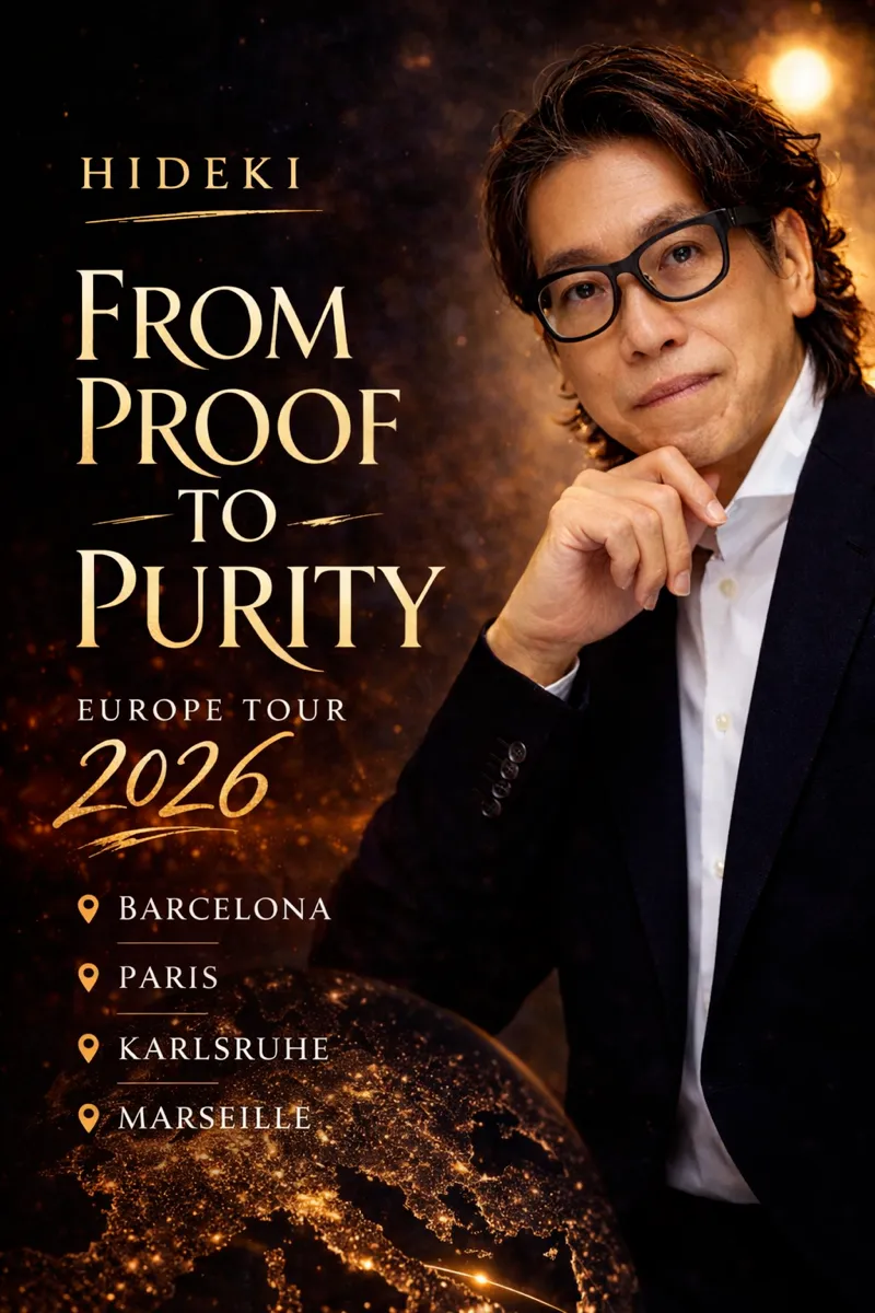 HIDEKI FROM PROOF TO PURITY EUROPE TOUR 2026